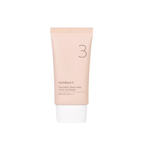 Numbuzin - No.3 Porcelain Base-Skip Tone Up Beige 50ml